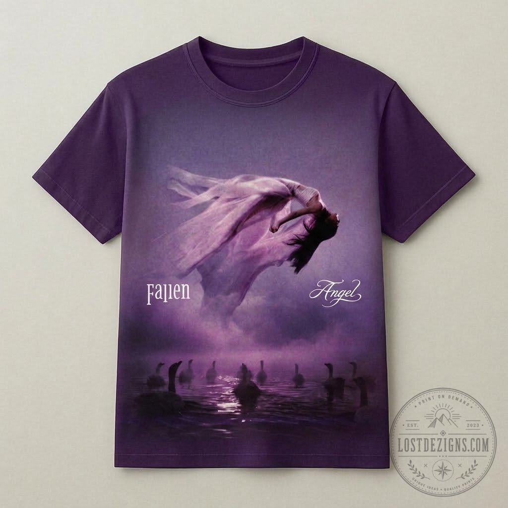 BLACKPINK JENNIE Fallen Angel T-Shirt 4 BLACKPINK JENNIE Fallen Angel T-Shirt