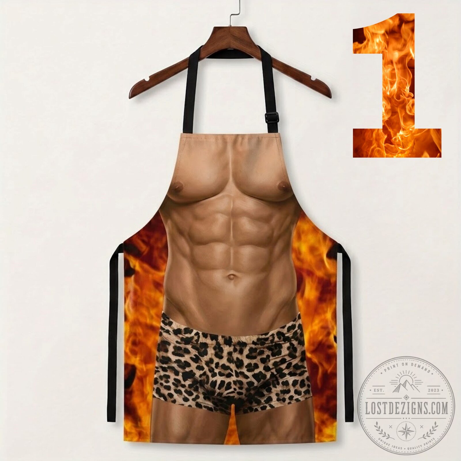 Funny Naked Body BBQ Apron 4 Funny Naked Body BBQ Apron