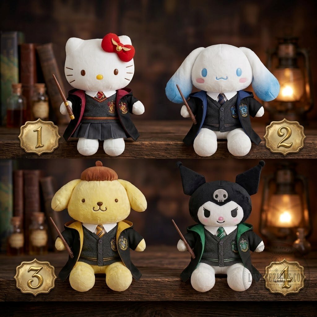 Harry Potter x Sanrio Hogwarts Uniform Plush Doll