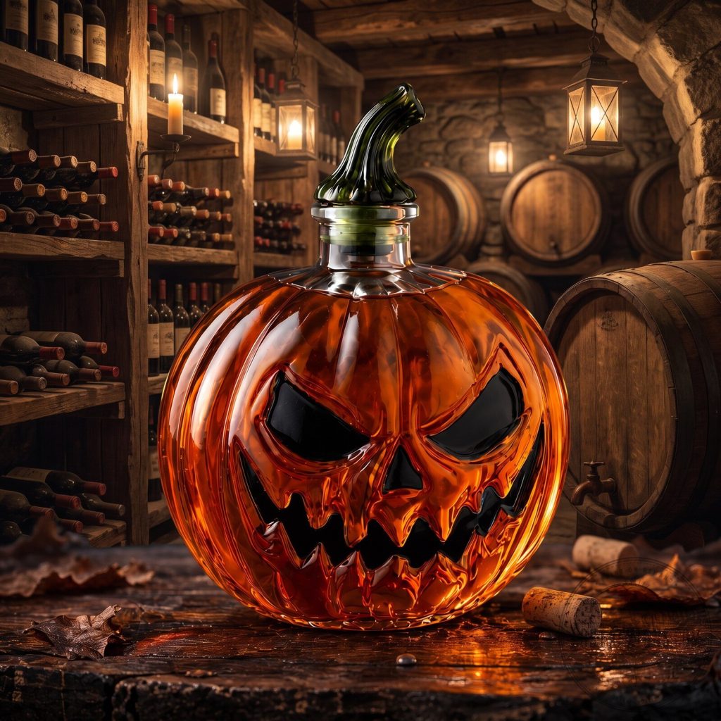 Jack O’ Lantern Pumpkin Halloween Whiskey Decanter Bottle Jack O’ Lantern Pumpkin Halloween Whiskey Decanter Bottle