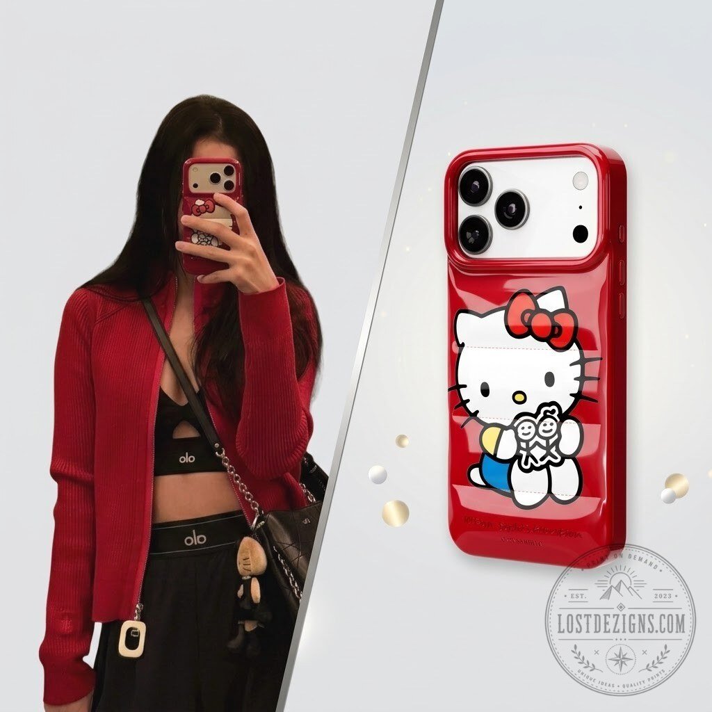 Jisoo Blackpink Sanrio Hello Kitty Puffer Case