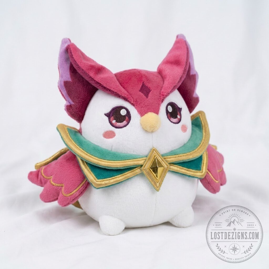League of Legends Star Guardian Saki & Riku (Xayah & Rakan) Plush Toy 4 League of Legends Star Guardian Saki & Riku (Xayah & Rakan) Plush Toy