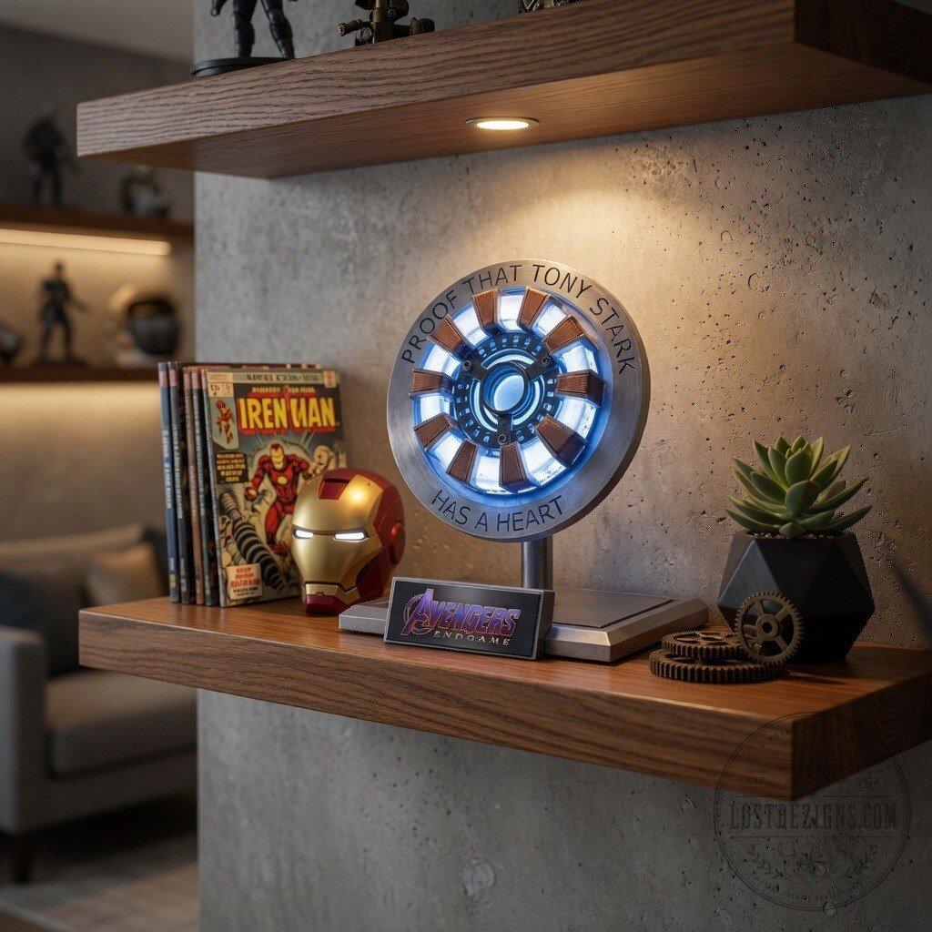 Marvel Iron Man Tony Stark LED Light Arc Reactor Collectible Figure 5 Marvel Iron Man Tony Stark LED Light Arc Reactor Collectible Figure