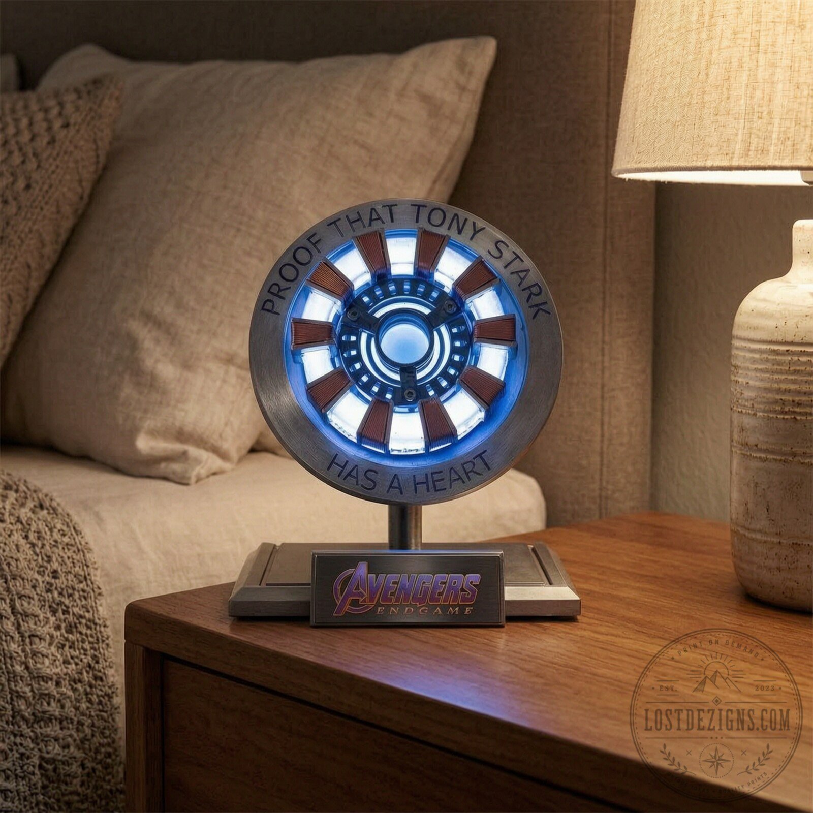 Marvel Iron Man Tony Stark LED Light Arc Reactor Collectible Figure 6 Marvel Iron Man Tony Stark LED Light Arc Reactor Collectible Figure