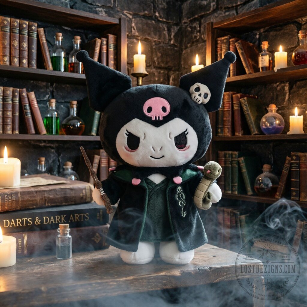 Sanrio Kuromi X Harry Potter Voldermort Plush Toy 4 Sanrio Kuromi X Harry Potter Voldermort Plush Toy