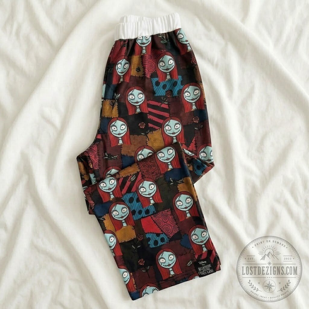 The Nightmare Before Christmas Jack Skellington And Sally Sweatpants 5 The Nightmare Before Christmas Jack Skellington And Sally Sweatpants