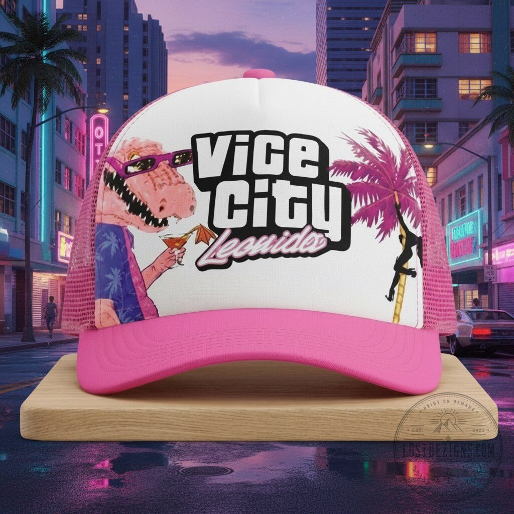 GTA 6 Vice City Leonida Trucker Hat