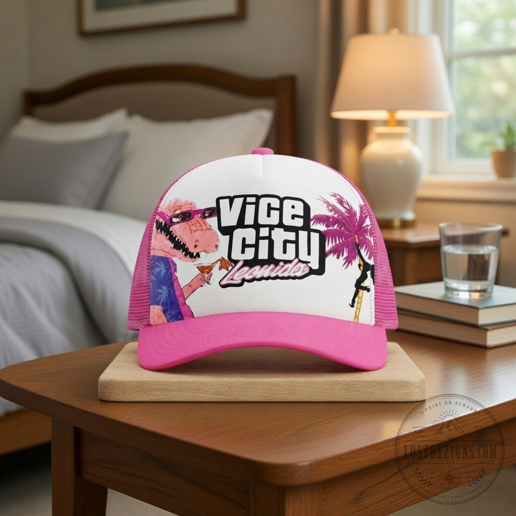 GTA 6 Vice City Leonida Trucker Hat 4 GTA 6 Vice City Leonida Trucker Hat